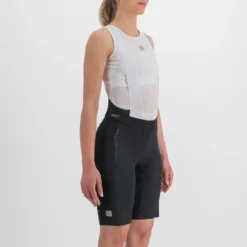Sportful Supergiara Women's Overshorts - Black -CycloPro Shop SF20510BLK3