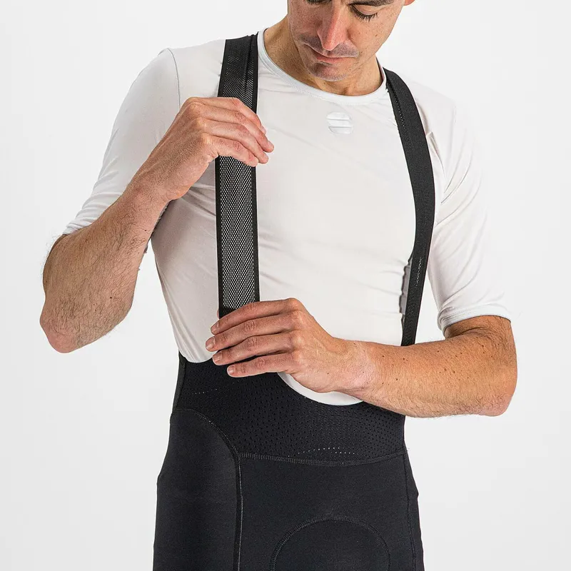 Sportful Total Comfort Men's Bib Tights - Black 10 Sportful Total Comfort Men's Bib Tights - Black - Image 8