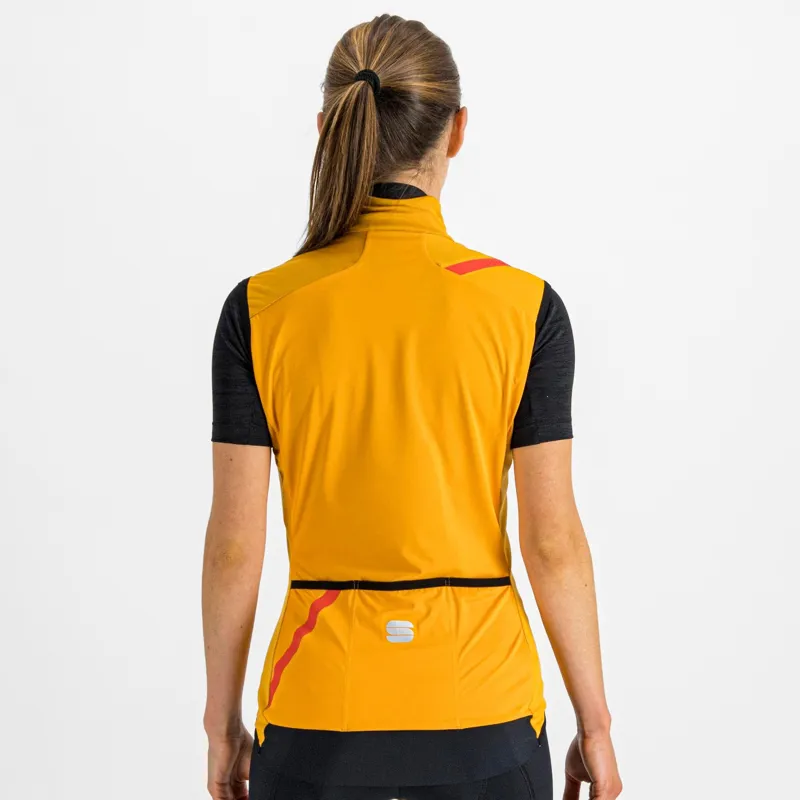 Sportful Fiandre Light NoRain Women's Vest - Dark Gold 4 Sportful Fiandre Light NoRain Women's Vest - Dark Gold - Image 2