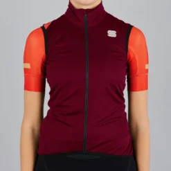 Sportful Fiandre Light NoRain Womens Vest - Red Wine