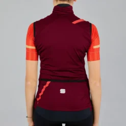 Sportful Fiandre Light NoRain Womens Vest - Red Wine -CycloPro Shop SF20519REDWine 2