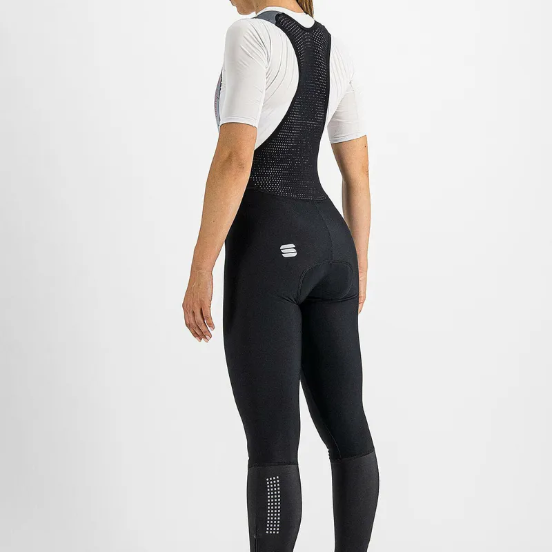 Sportful Total Comfort Women's Bib Tights - Black 4 Sportful Total Comfort Women's Bib Tights - Black - Image 2