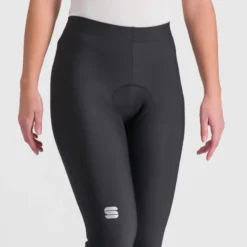 Sportful Classic Women's Tights - Black/Pompelmo -CycloPro Shop SF20537BLKPompelmo4