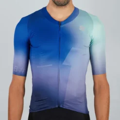 Sportful Bomber Short Sleeve Jersey - Green/Blue -CycloPro Shop SF21001GRNBLU 1