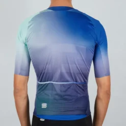 Sportful Bomber Short Sleeve Jersey - Green/Blue
