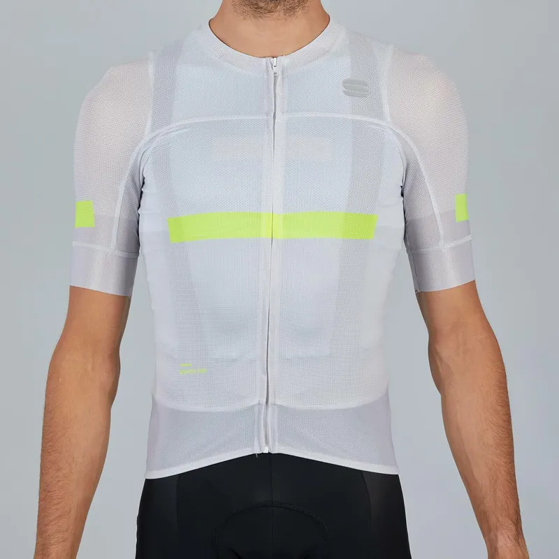 Sportful Evo Short Sleeve Jersey - White 6 Sportful Evo Short Sleeve Jersey - White - Image 4