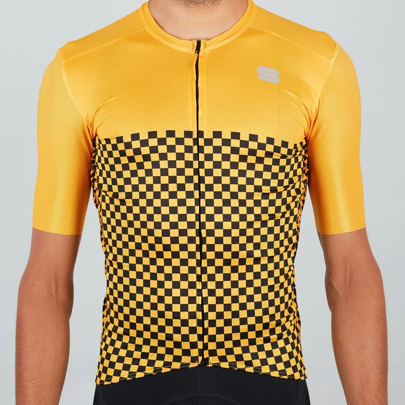 Sportful Checkmate Short Sleeve Jersey - Yellow 3 Sportful Checkmate Short Sleeve Jersey - Yellow