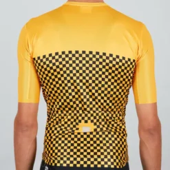 Sportful Checkmate Short Sleeve Jersey - Yellow 9 Sportful Checkmate Short Sleeve Jersey - Yellow -CycloPro Shop SF21007YEL 2