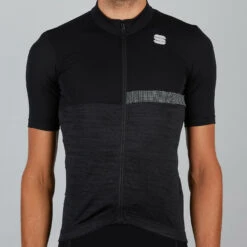 Sportful Giara Men's Short Sleeve Jersey - Beetle -CycloPro Shop SF21020BLK 1 2