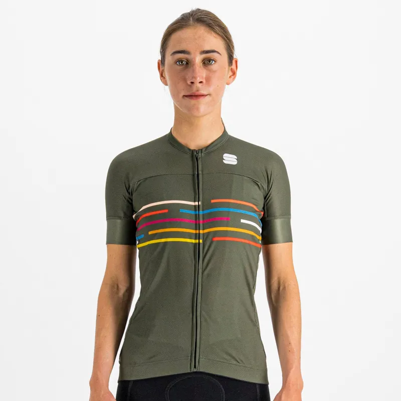 Sportful Vélodrome Women's Short Sleeve Jersey - Berry Blue 4 Sportful Vélodrome Women's Short Sleeve Jersey - Berry Blue - Image 2