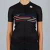 Sportful Velodrome Womens Short Sleeve Jersey - Black -CycloPro Shop SF21032BLK 1