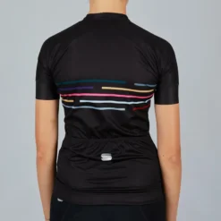 Sportful Velodrome Womens Short Sleeve Jersey - Black 17 Sportful Velodrome Womens Short Sleeve Jersey - Black -CycloPro Shop SF21032BLK 2