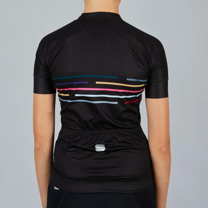 Sportful Velodrome Womens Short Sleeve Jersey - Black 9 Sportful Velodrome Womens Short Sleeve Jersey - Black - Image 7