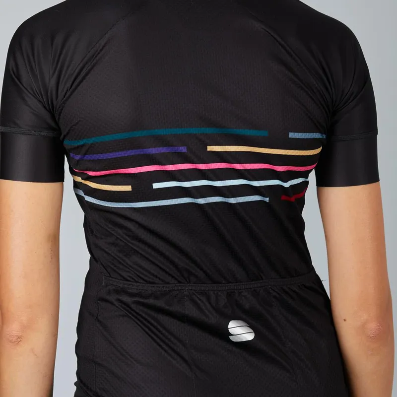 Sportful Velodrome Womens Short Sleeve Jersey - Black 11 Sportful Velodrome Womens Short Sleeve Jersey - Black - Image 9