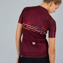Sportful Velodrome Womens Short Sleeve Jersey - Red Wine 15 Sportful Velodrome Womens Short Sleeve Jersey - Red Wine -CycloPro Shop SF21032REDWine 5