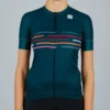 Sportful Velodrome Womens Short Sleeve Jersey - Sea Moss -CycloPro Shop SF21032SeaGRN 1
