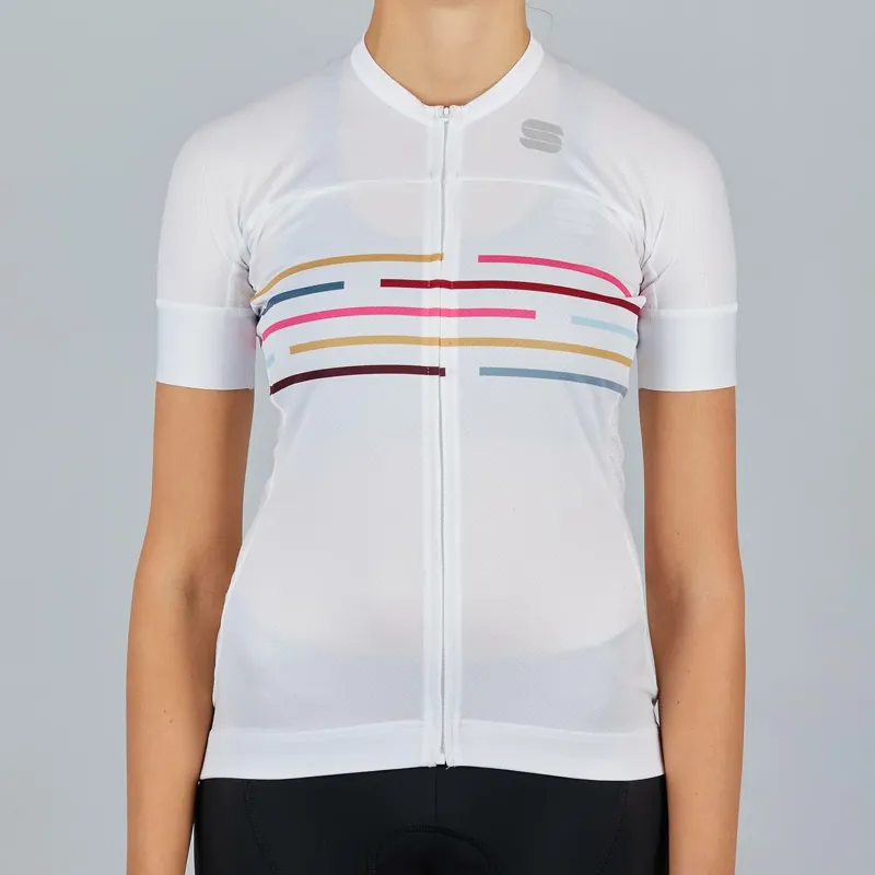 Sportful Velodrome Womens Short Sleeve Jersey - White 6 Sportful Velodrome Womens Short Sleeve Jersey - White - Image 4