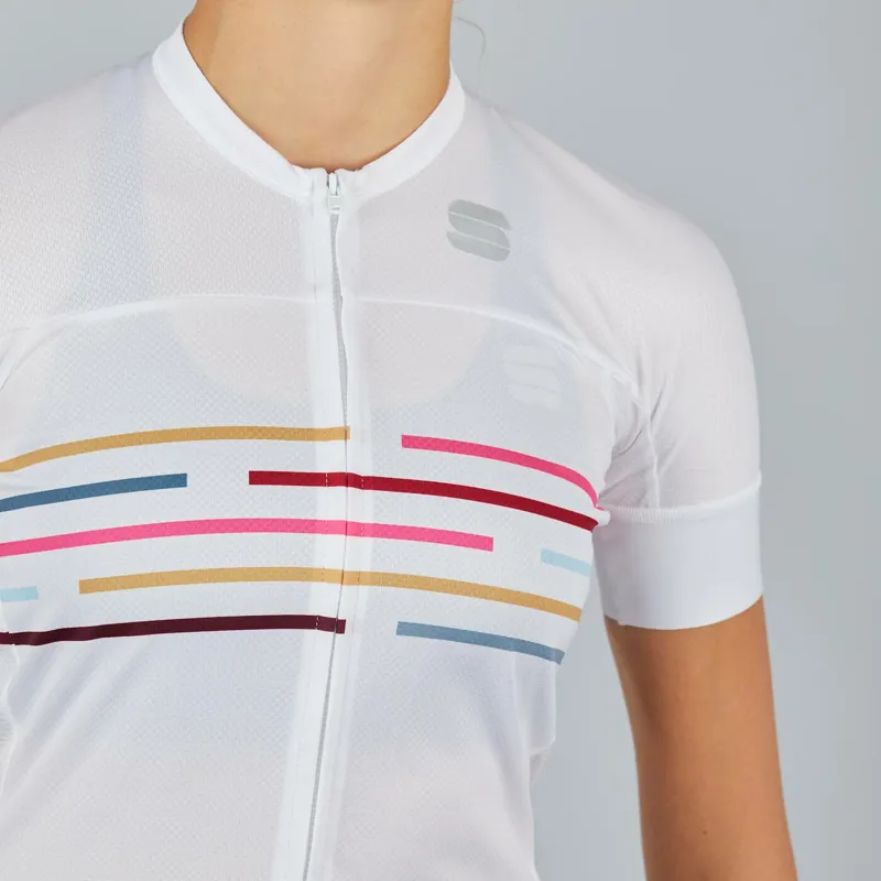 Sportful Velodrome Womens Short Sleeve Jersey - White 11 Sportful Velodrome Womens Short Sleeve Jersey - White - Image 9
