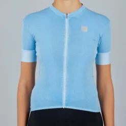 Sportful Monocrom Womens Short Sleeve Jersey - Blue Sky -CycloPro Shop SF21034BLUSky 1