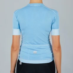 Sportful Monocrom Womens Short Sleeve Jersey - Blue Sky -CycloPro Shop SF21034BLUSky 2