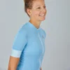Sportful Monocrom Womens Short Sleeve Jersey - Blue Sky -CycloPro Shop SF21034BLUSky 3