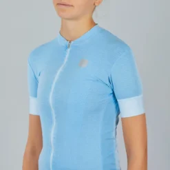 Sportful Monocrom Womens Short Sleeve Jersey - Blue Sky -CycloPro Shop SF21034BLUSky 4