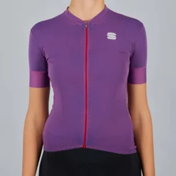 Sportful Monocrom Womens Short Sleeve Jersey - Victorian Purple