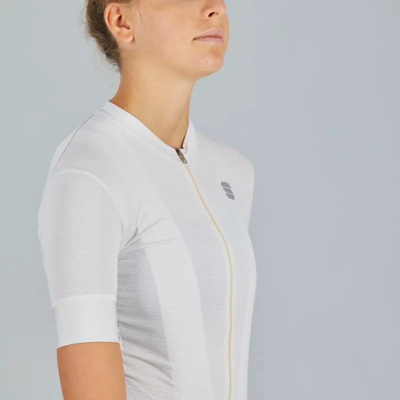 Sportful Monocrom Womens Short Sleeve Jersey - White 6 Sportful Monocrom Womens Short Sleeve Jersey - White - Image 4