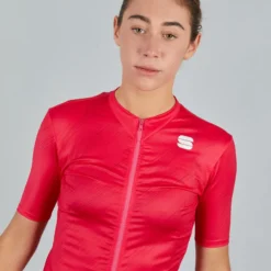 Sportful Flare Womens Short Sleeve Jersey - Raspberry -CycloPro Shop SF21056RSB 4