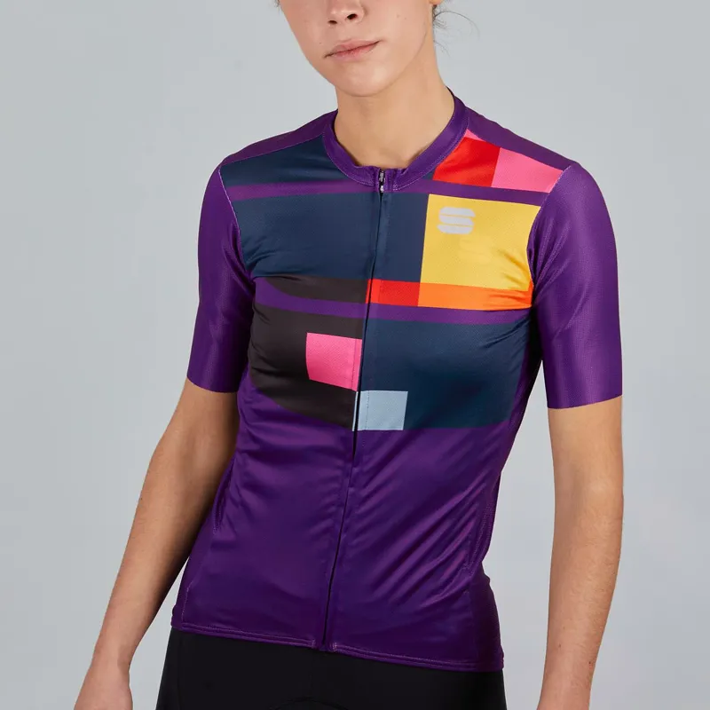Sportful Idea Womens Short Sleeve Jersey - Violet 7 Sportful Idea Womens Short Sleeve Jersey - Violet - Image 5
