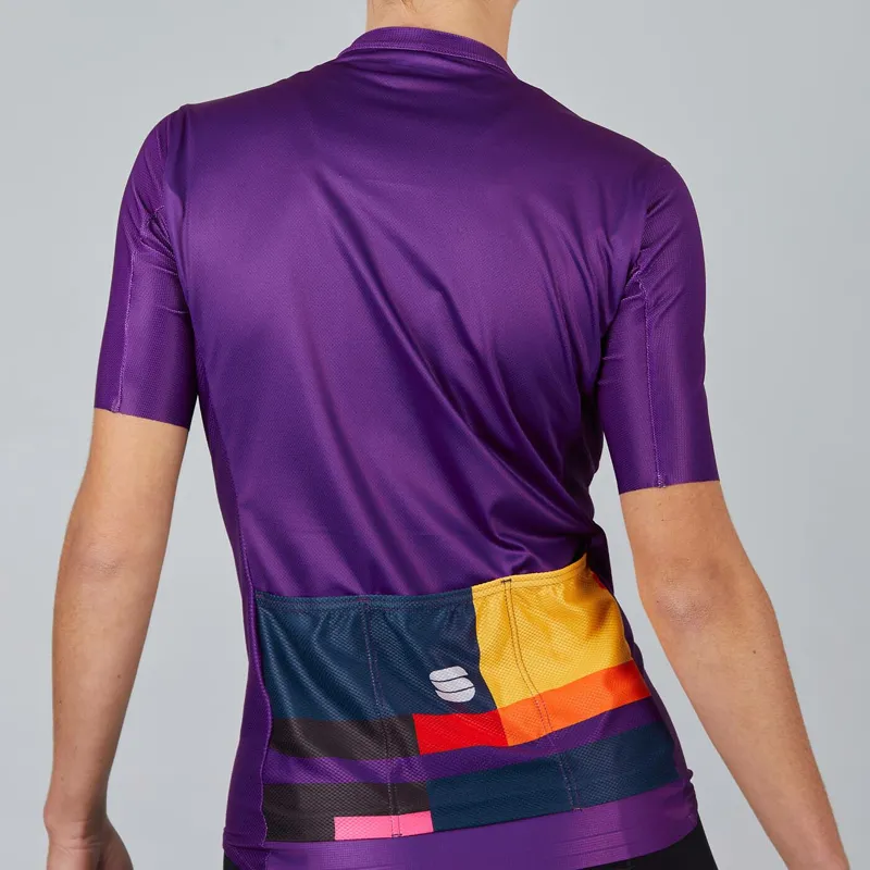Sportful Idea Womens Short Sleeve Jersey - Violet 4 Sportful Idea Womens Short Sleeve Jersey - Violet - Image 2