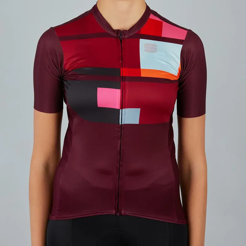 Sportful Idea Womens Short Sleeve Jersey - Red Wine 8 Sportful Idea Womens Short Sleeve Jersey - Red Wine - Image 6