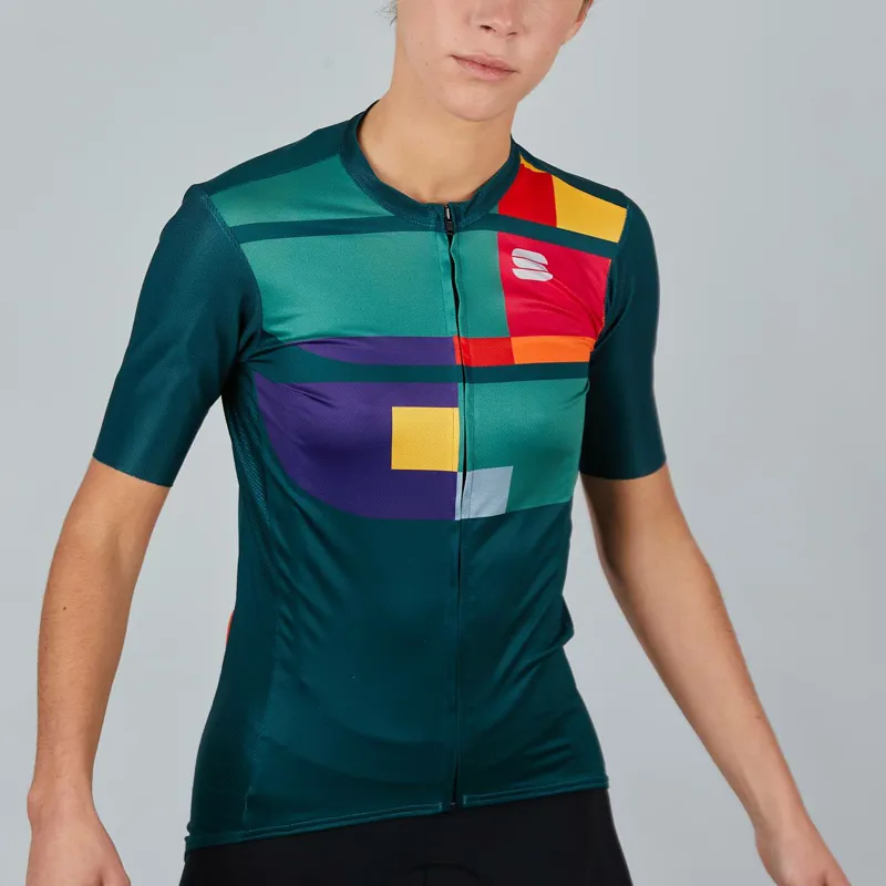 Sportful Idea Womens Short Sleeve Jersey - Sea Moss 4 Sportful Idea Womens Short Sleeve Jersey - Sea Moss - Image 2