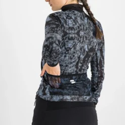 Sportful Escape Supergiara Women's Thermal LS Jersey - Black/Blue Sea -CycloPro Shop SF21507BLKSea 6