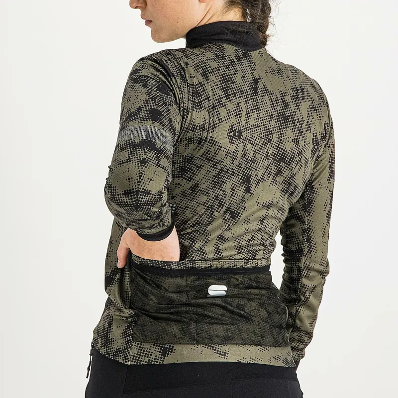 Sportful Escape Supergiara Women's Thermal LS Jersey - Beetle/Black 11 Sportful Escape Supergiara Women's Thermal LS Jersey - Beetle/Black - Image 9