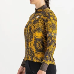 Sportful Escape Supergiara Women's Thermal LS Jersey - Cacao/Golden -CycloPro Shop SF21507CacaoGLDenBRN 3
