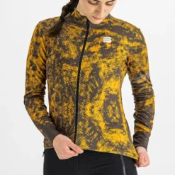 Sportful Escape Supergiara Women's Thermal LS Jersey - Cacao/Golden -CycloPro Shop SF21507CacaoGLDenBRN 5