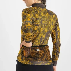 Sportful Escape Supergiara Women's Thermal LS Jersey - Cacao/Golden -CycloPro Shop SF21507CacaoGLDenBRN 6