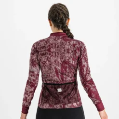 Sportful Escape Supergiara Women's Thermal LS Jersey - Red Wine/Mauve -CycloPro Shop SF21507REDWineMauve 2