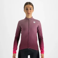 Sportful Rocket Thermal Women's Long Sleeve Jersey - Mauve -CycloPro Shop SF21536Mauve 1