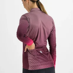 Sportful Rocket Thermal Women's Long Sleeve Jersey - Mauve -CycloPro Shop SF21536Mauve 6