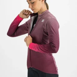 Sportful Rocket Thermal Women's Long Sleeve Jersey - Mauve -CycloPro Shop SF21536Mauve 7