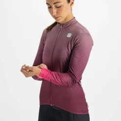 Sportful Rocket Thermal Women's Long Sleeve Jersey - Mauve -CycloPro Shop SF21536Mauve 8