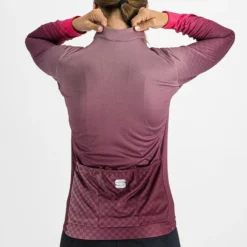 Sportful Rocket Thermal Women's Long Sleeve Jersey - Mauve -CycloPro Shop SF21536Mauve 9