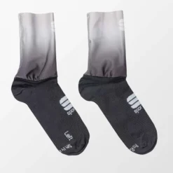 Sportful Race Mid Women's Socks - Black/Mauve -CycloPro Shop SF21544BLK