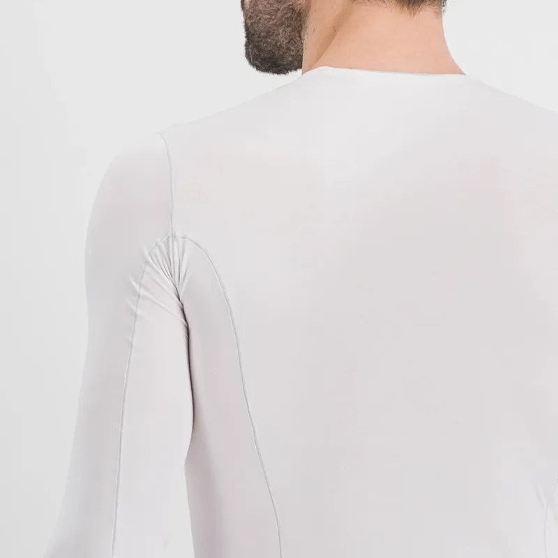 Sportful Midweight Men's Long Sleeve Base Layer - White 7 Sportful Midweight Men's Long Sleeve Base Layer - White - Image 5