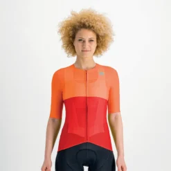 Sportful Pro Women's Short Sleeve Jersey - Chili Red/Pompelmo 8 Sportful Pro Women's Short Sleeve Jersey - Chili Red/Pompelmo -CycloPro Shop SF220141401 1