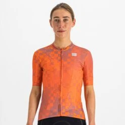 Sportful Rocket Women's Short Sleeve Jersey - Cyclamen/Liquorice -CycloPro Shop SF220171171 1 1