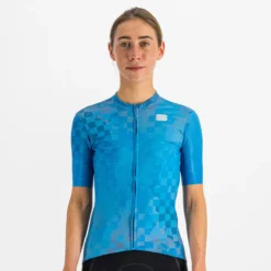 Sportful Rocket Women's Short Sleeve Jersey - Berry Blue/Blue Sea -CycloPro Shop SF220174641 1