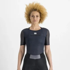 Sportful Pro Base Layer Women's Short Sleeve Base Layer - Galaxy Blue -CycloPro Shop SF22036GalaxyBLU1